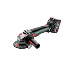 
                  Metabo Akumulatorowa Szlifierka Kątowa WB 18 LT BL 11-125 Quick 18V + 2 Akumulatory 5.2Ah + Ładowarka + MetaBOX 165L 613054650 (